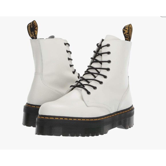 Dr Marten's New platform JADON  white women's US size 9,  Men US 8 EU 41 - Picture 9 of 14